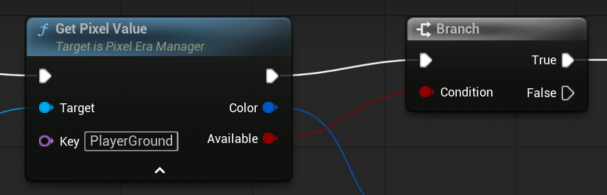 Get Pixel Value: Available connected to a Branch