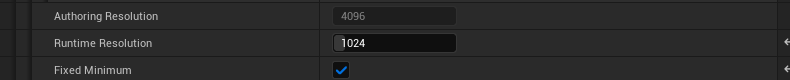 Authoring resolution and independently selected runtime resolution