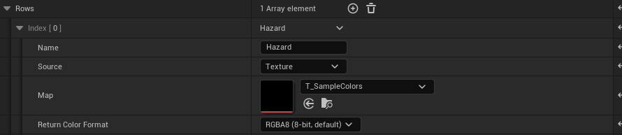 Heightfield source selection and channel settings
